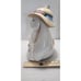 VINTAGE ~ TREASURE CRAFT ~ EASTER BUNNY RABBIT COOKIE JAR WITH BONNET ~ MEXICO
