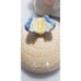 VINTAGE ~ TREASURE CRAFT ~ EASTER BUNNY RABBIT COOKIE JAR WITH BONNET ~ MEXICO