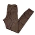 Ladies Varley Brown Snakeskin Estrella High Rise 7/8 Leggings Size Small