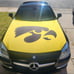 Iowa Hawkeyes Auto Hood Cover | Sports Flags | Hood Flags | NCAA Flags 150x120cm