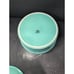 Fapor Turquoise Casserole Pot with Lid, Mid Century Modern Round Covered Pot