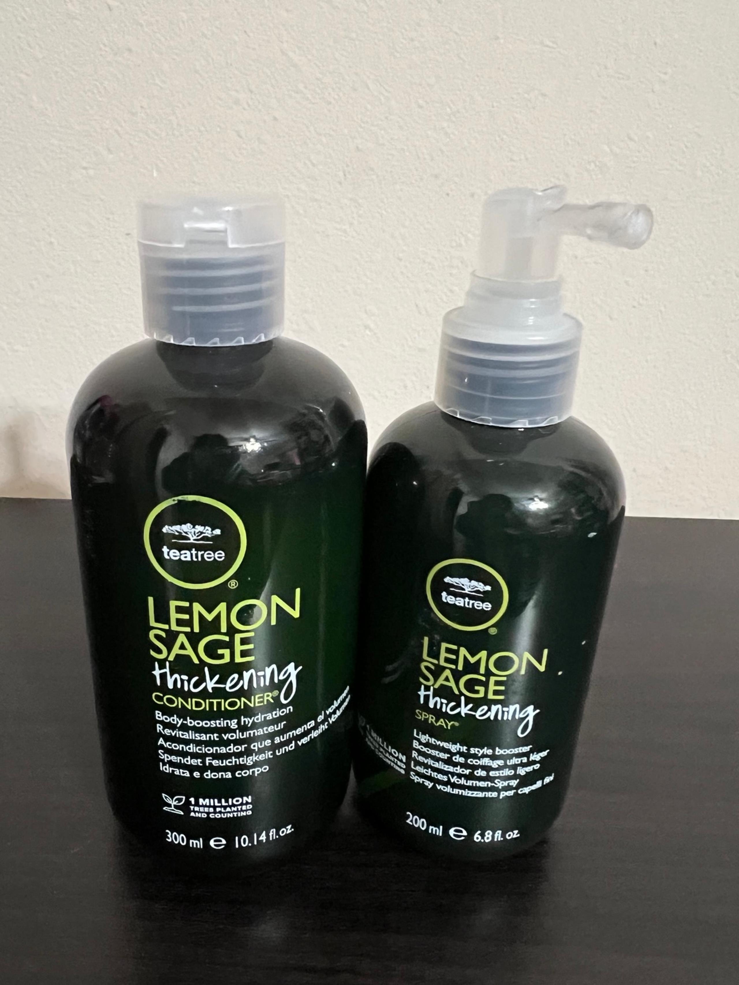 Paul Mitchell Tea Tree Lemon Sage Thickening Conditioner 10.14oz &Booster Spray
