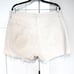 Agolde Dee High Rise Paper White Cotton Raw Cut Frayed Edge Shorts 32 Revolve