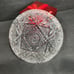 Vintage Imperial Glass Nucut Crystal Ware Hobstar Saw Tooth Edge 7.5 Low Bowl