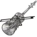 Swarovski Crystal Figurine VIOLIN 7477 NR 000 002 Mint Condition NIB