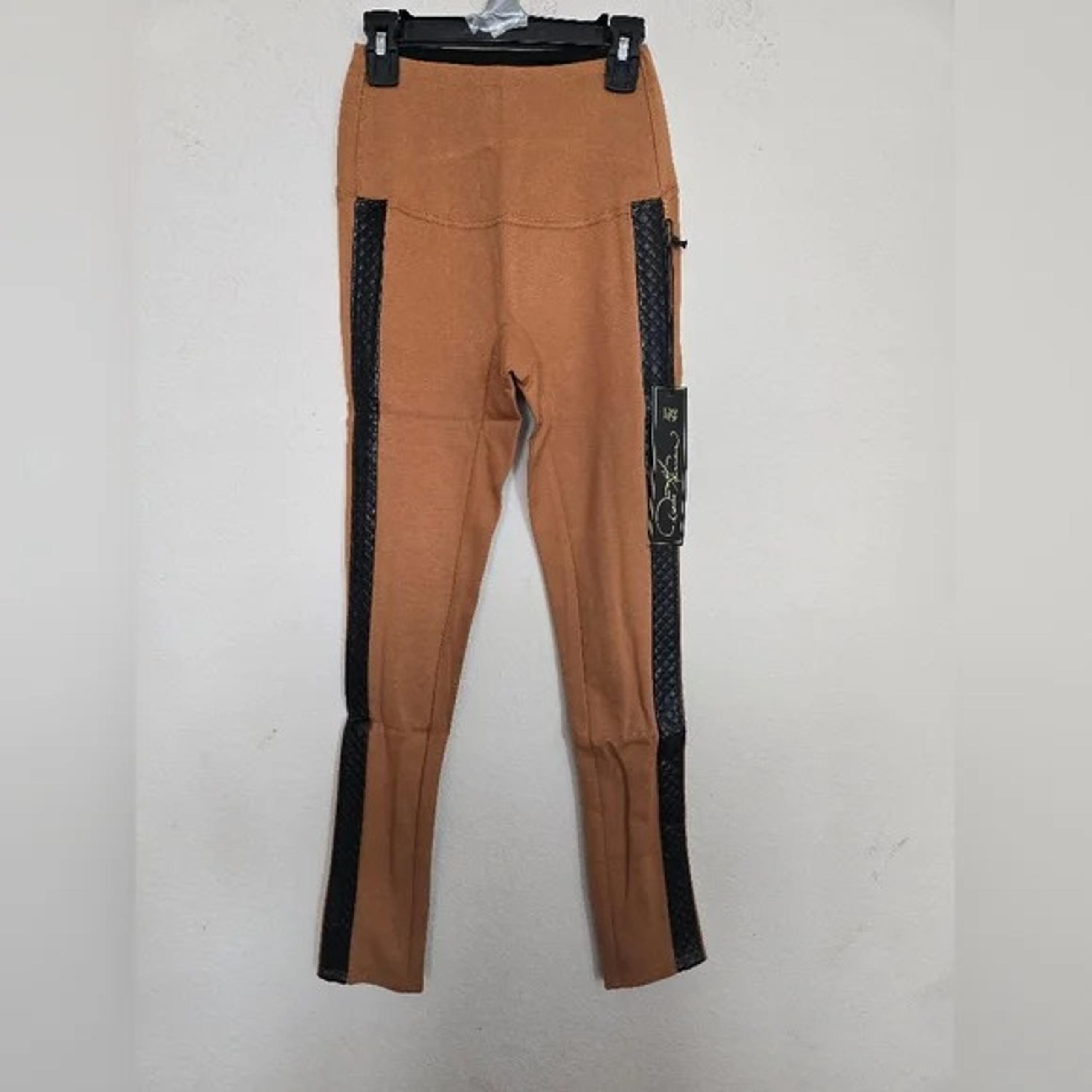 DG2 By Diane Gilman Ladies Ponte Side Stripe Leggings