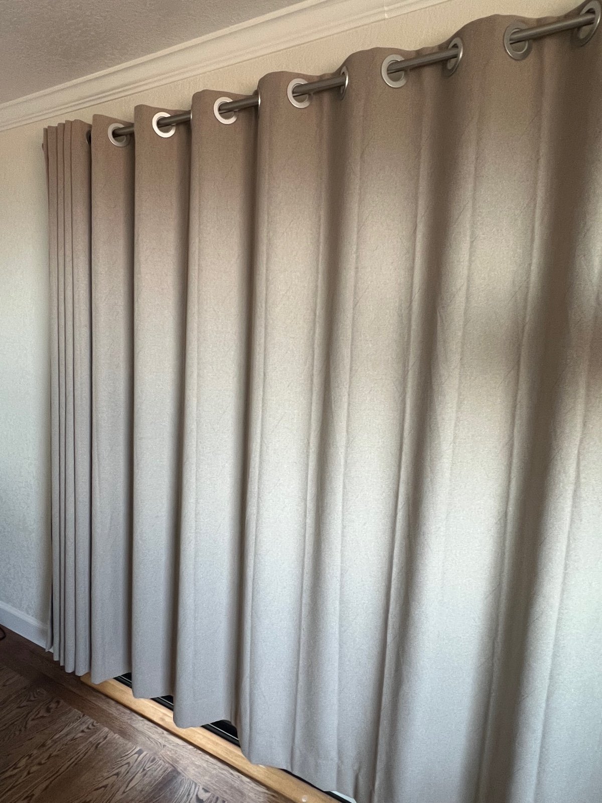 Double layer curtain - light block