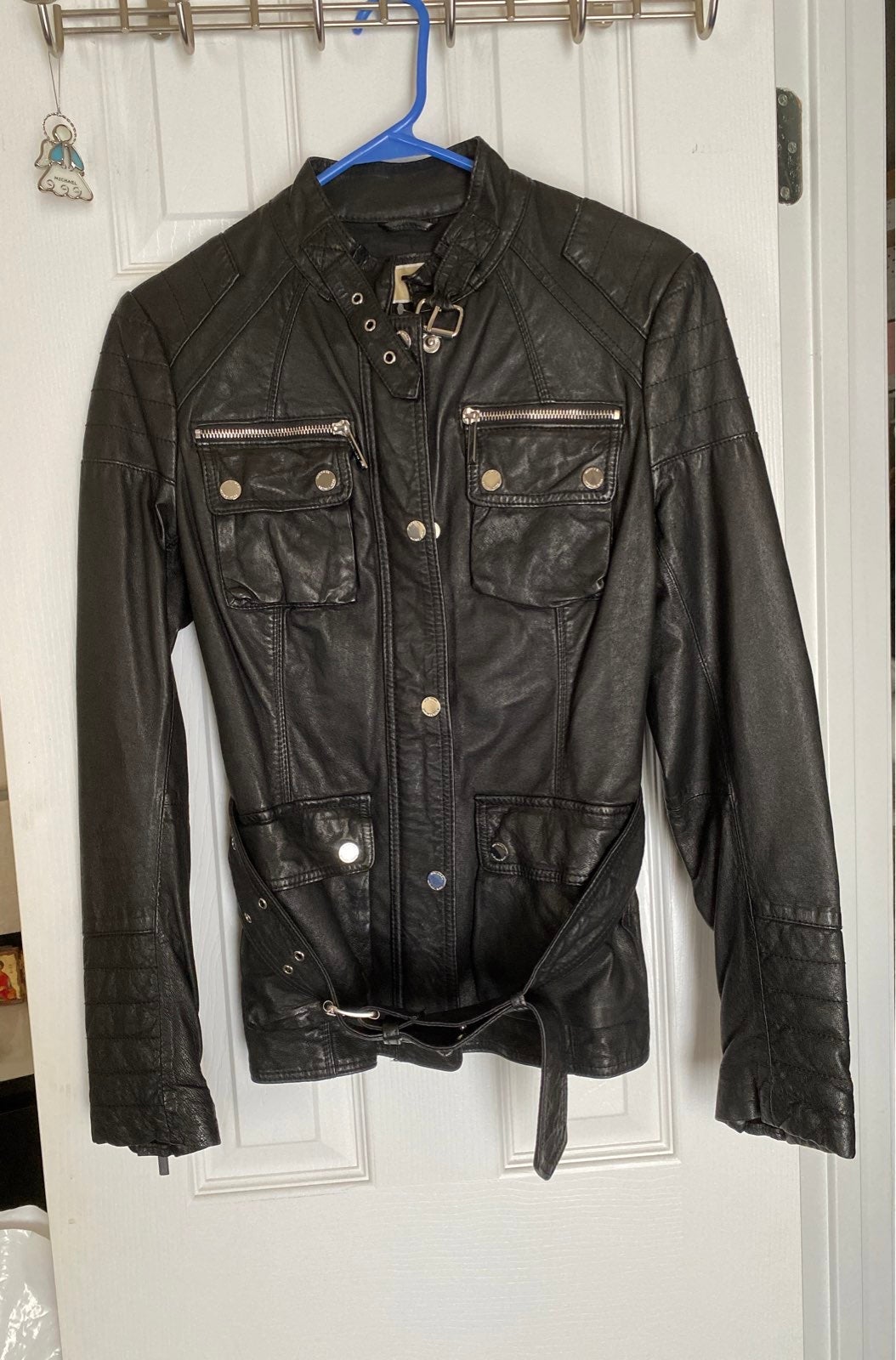 Michael Kors leather jacket women