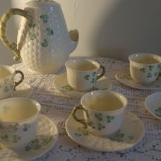 VTG Belleek Ireland tea set