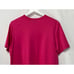 THEORY WOMENS SIZE MEDIUM SUPIMA COTTON CLINTON KNIT T-SHIRT MINI DRESS PINK