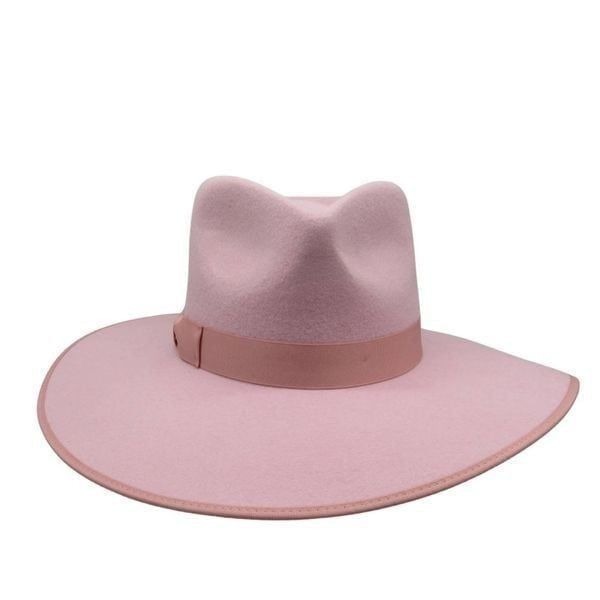 Lack of Color Women’s Stardust Rancher Hat in Dusty Pink Sz S