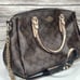 Brown & Snake Skin Coach Purse