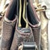 Brown & Snake Skin Coach Purse