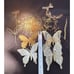 Stunning Heavy Gold Christmas Ornament Lot Butterflies & Dragonflies-CH1