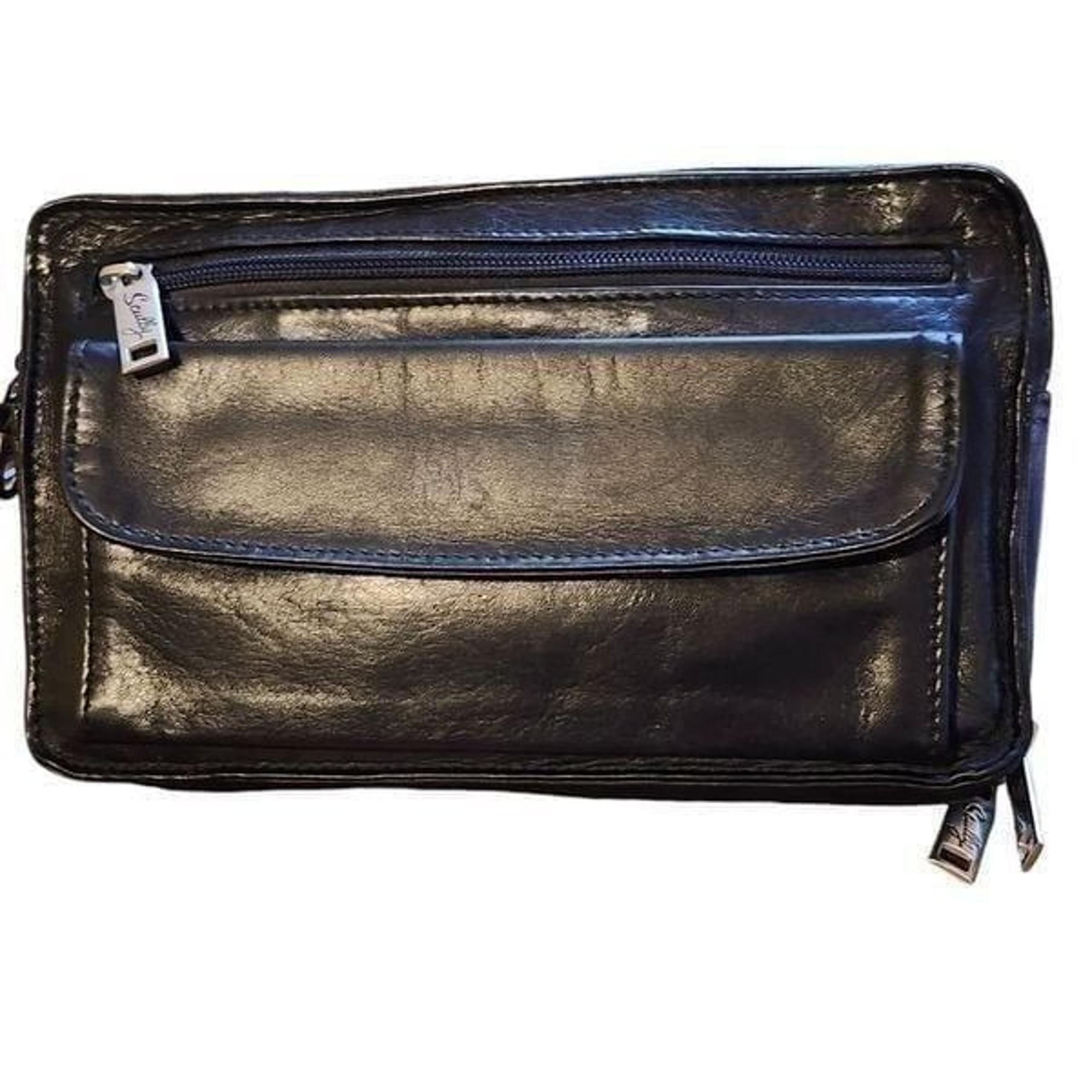 Scully Vinnie VintagePersonal Organizer Black Leather