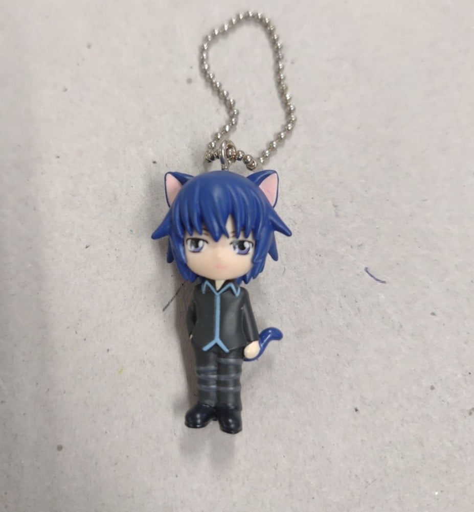 Shugo Chara! Tsukiyomi Ikuto Key Chain 1 3/4