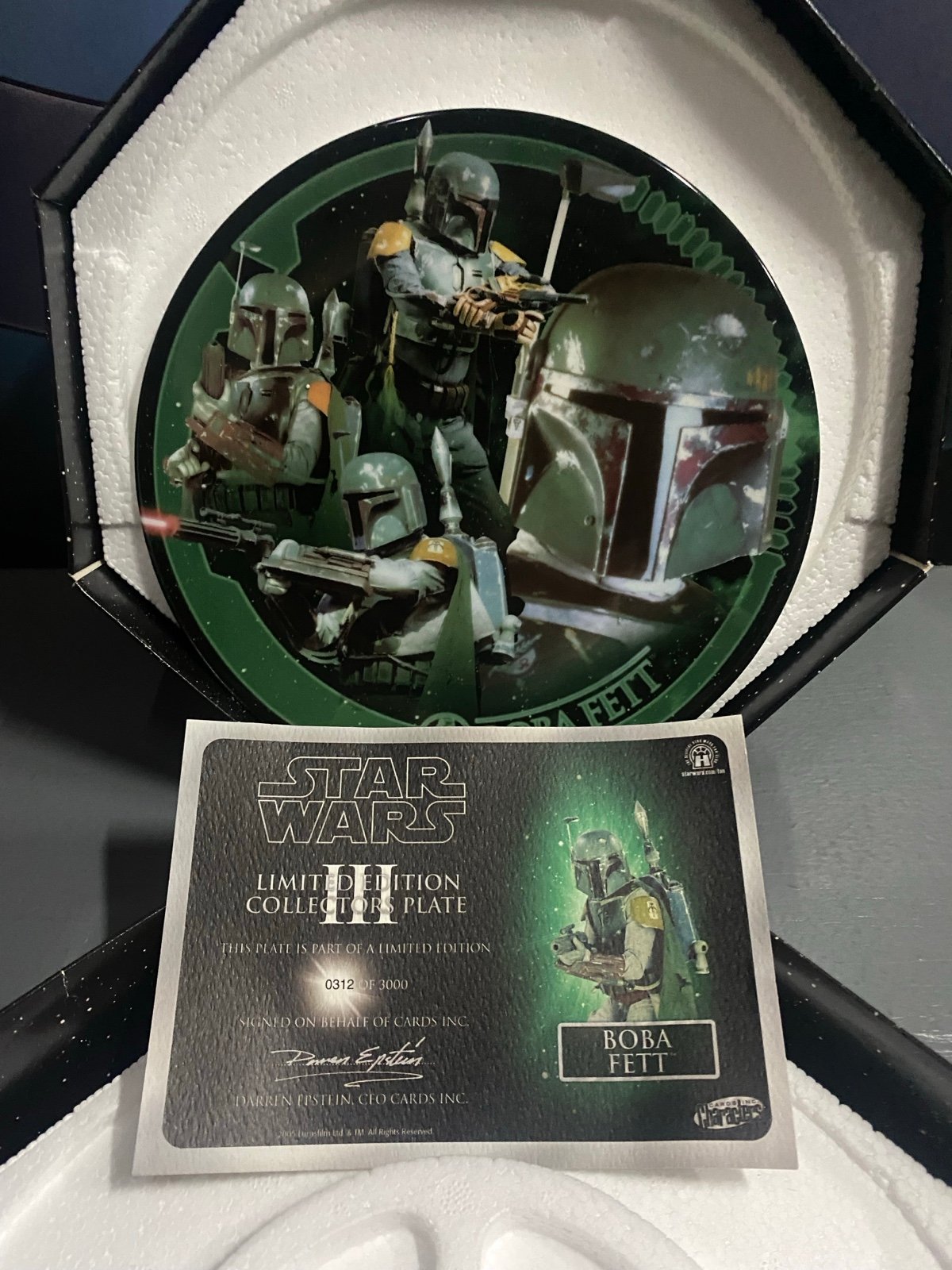 Collector’s Plate - Boba Fett (Star Wars)