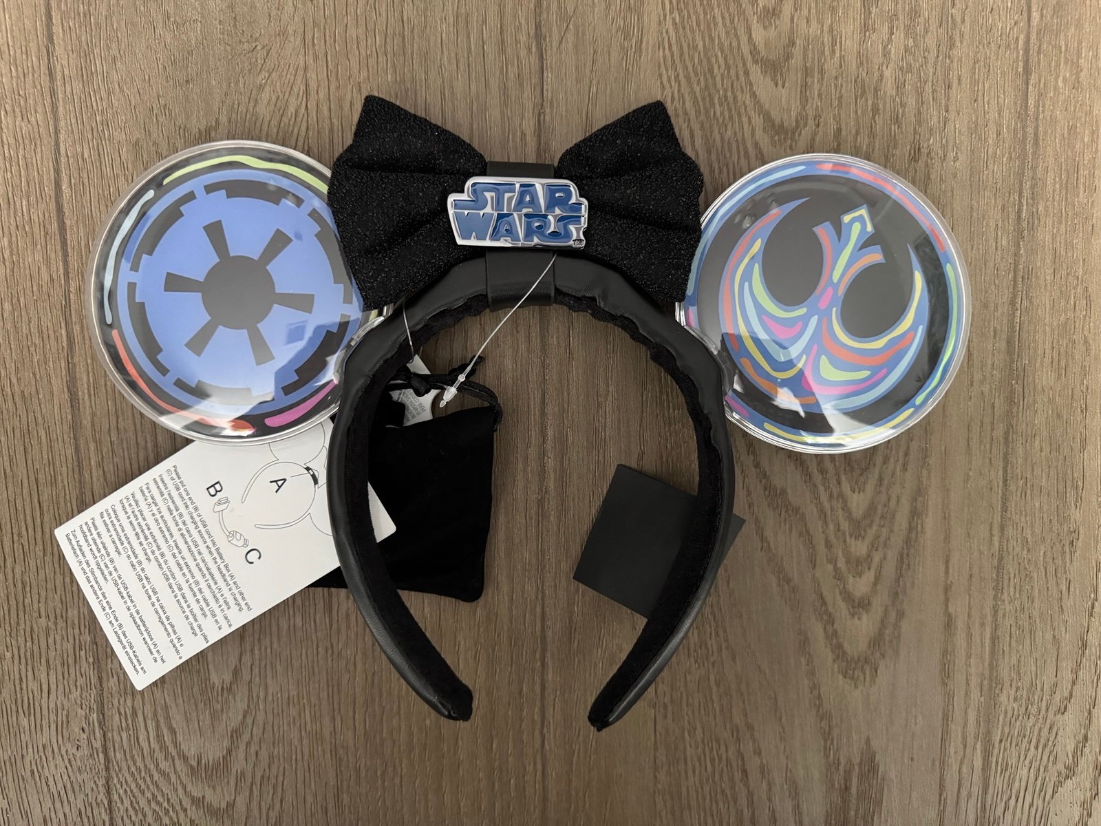 Disney Parks Disneyland After Dark Star Wars Nite 2025 Light Up Minnie Ears