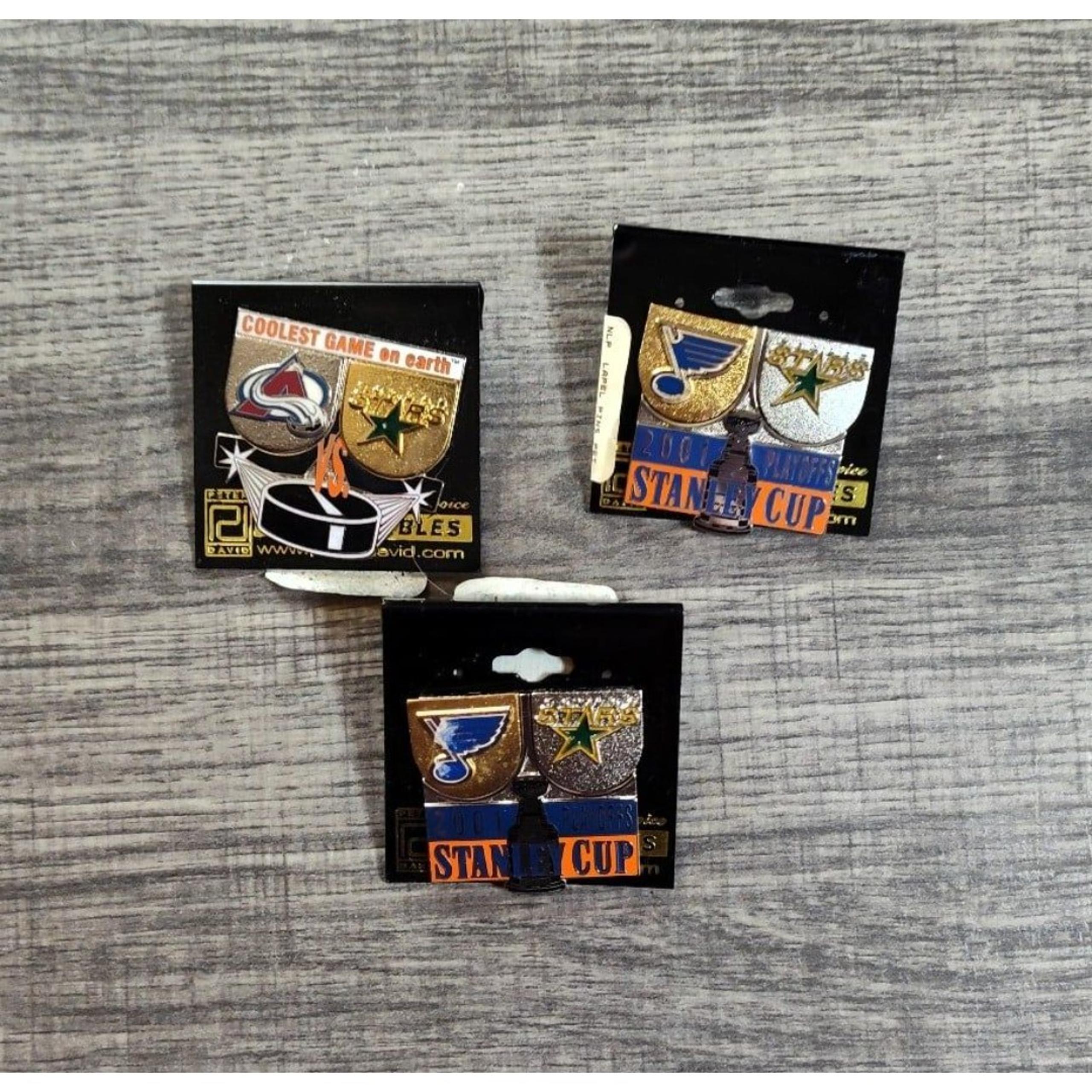 Lot of 3  STANLEY CUP CHAMPIONS DALLAS STARS NHL HOCKEY LOGO PIN Brand New