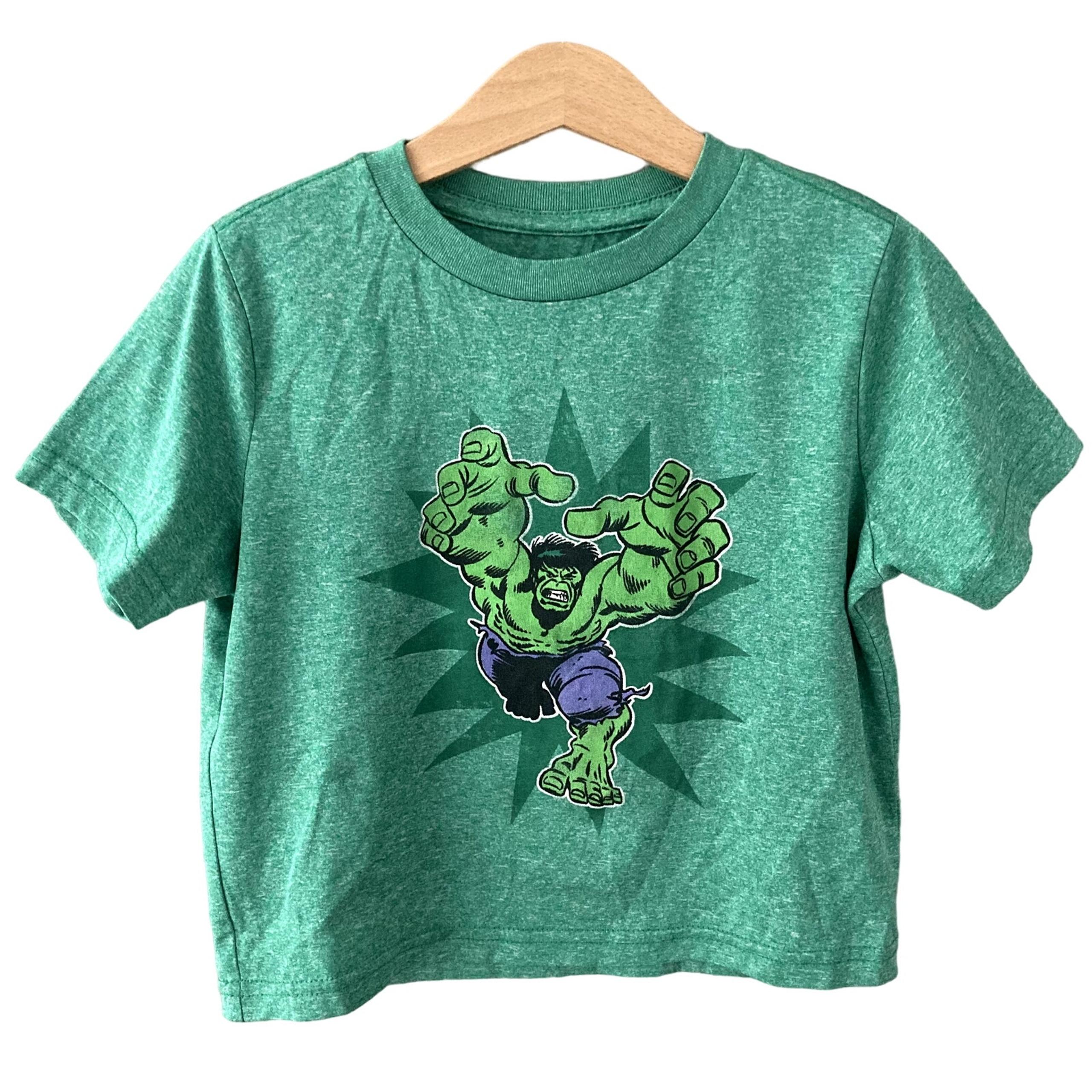 Marvel The Hulk Active Short Sleeve Tee - Green - 4T
