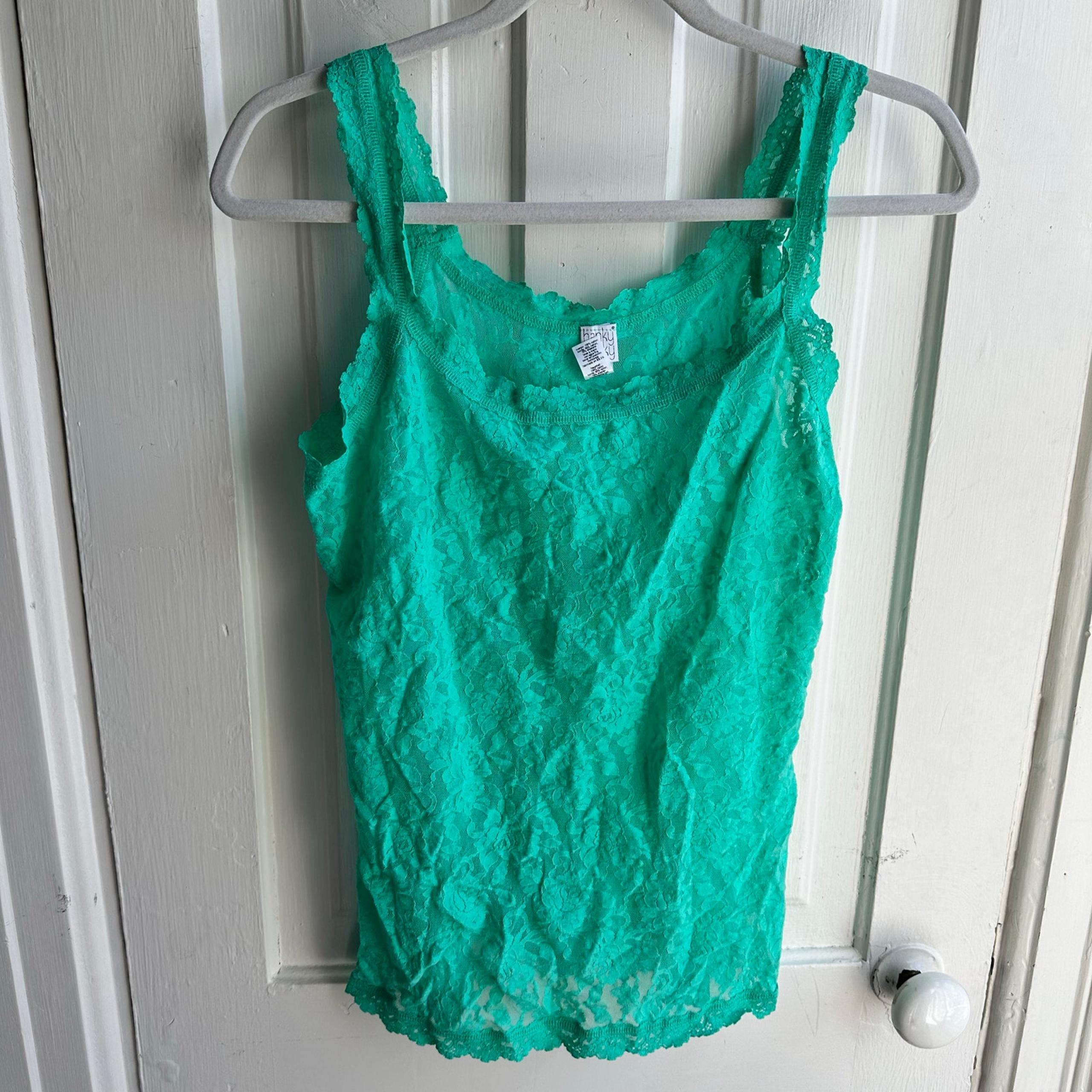 Hanky Panky Lace Camisole Green