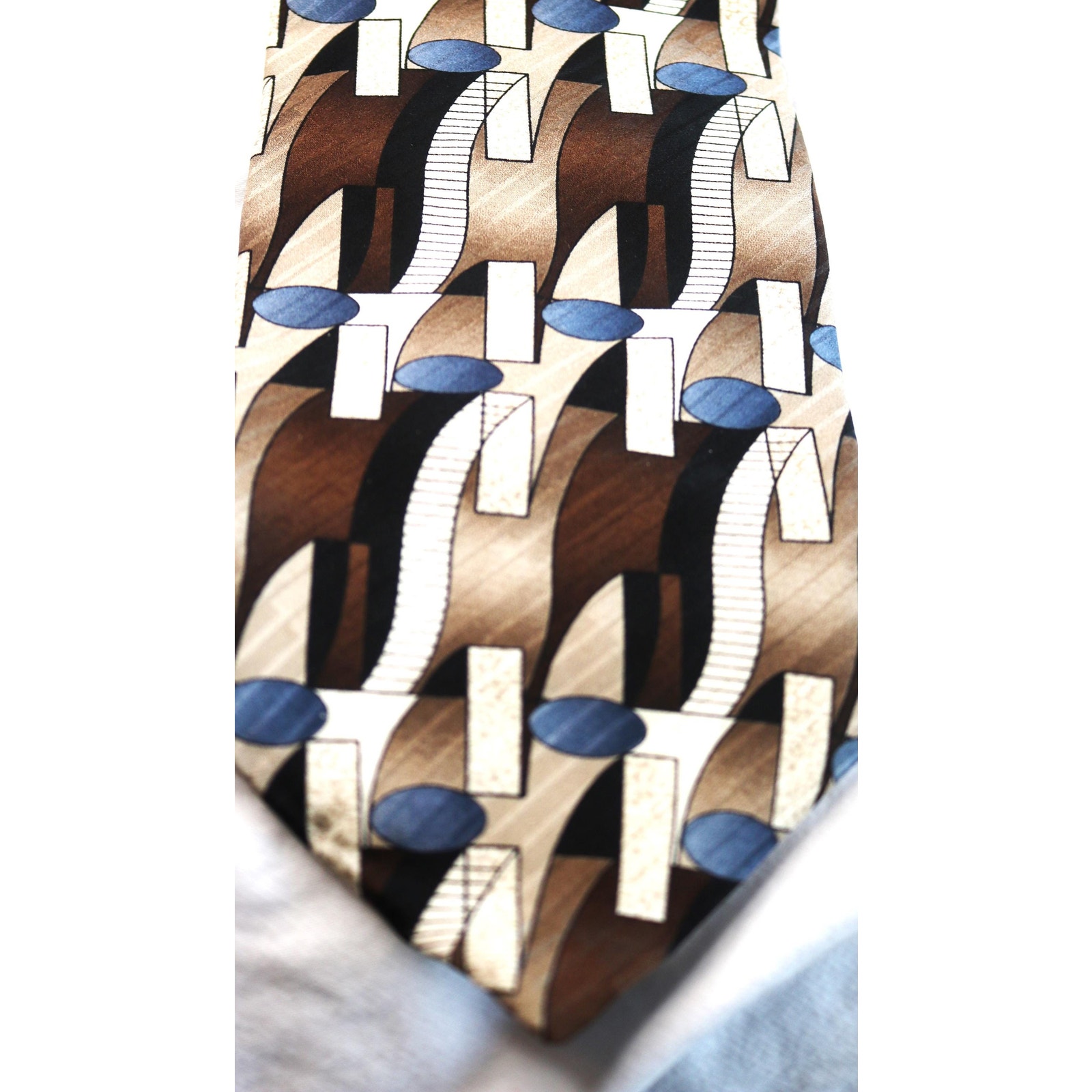 Paris Pierre Balmain 100% Italian Silk Mens Tie, Made in U.S., Multi Color
