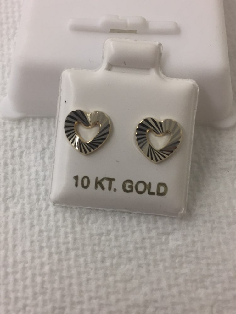 10k yellow gold earrings