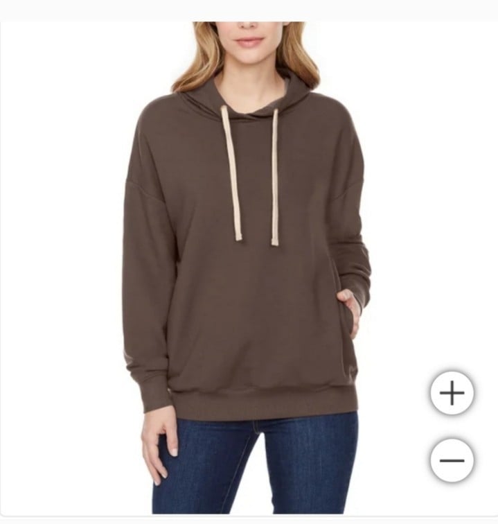 Buffalo ladies hoodie with side pockets