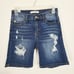 KanCan Bermuda Denim Distressed Shorts Blue Size 27