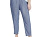 Old Navy Pants Sz 2X Blue Linen Blend Drawstring Elastic and High Waist Pockets