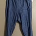 Old Navy Pants Sz 2X Blue Linen Blend Drawstring Elastic and High Waist Pockets