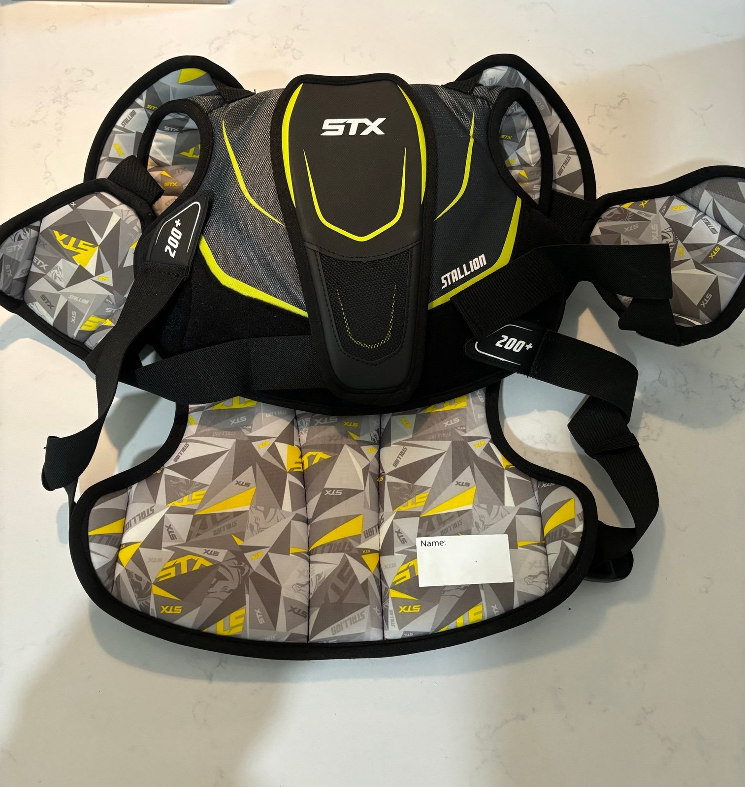 stx lacrosse shoulder pads