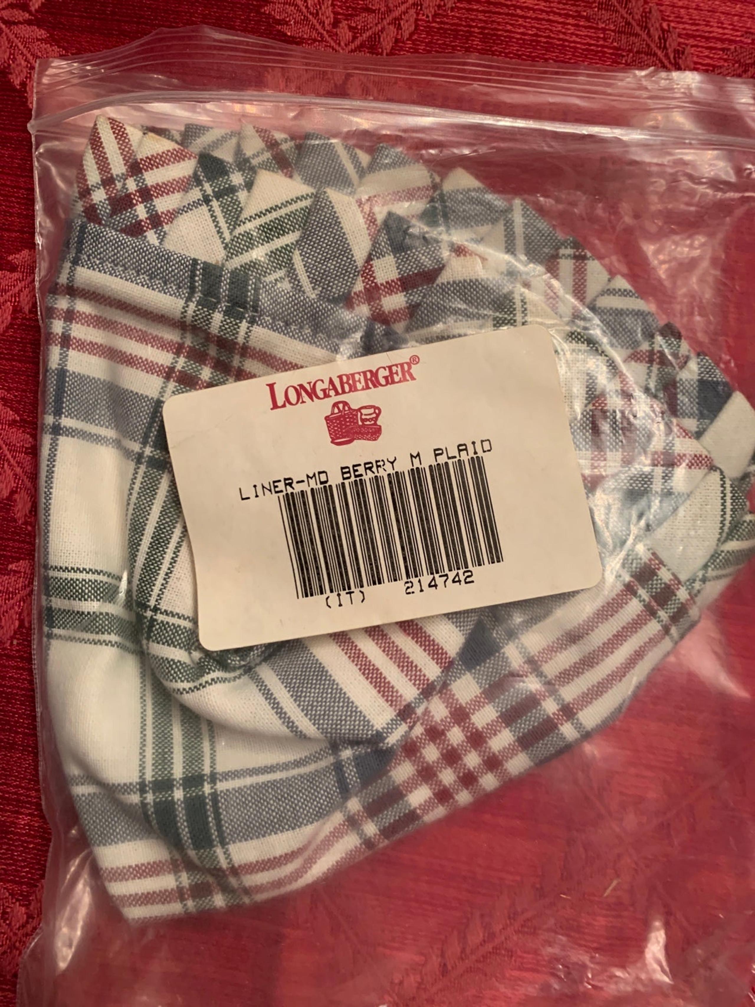 Longaberger Medium Berry Liner