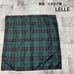 Brand new Italian-made Lele stole bandana, 100% silk, checkered pattern, large size.
