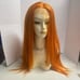 NEMER Long 22” Synthetic Lace Front Turmeric Yellow Orange Wig