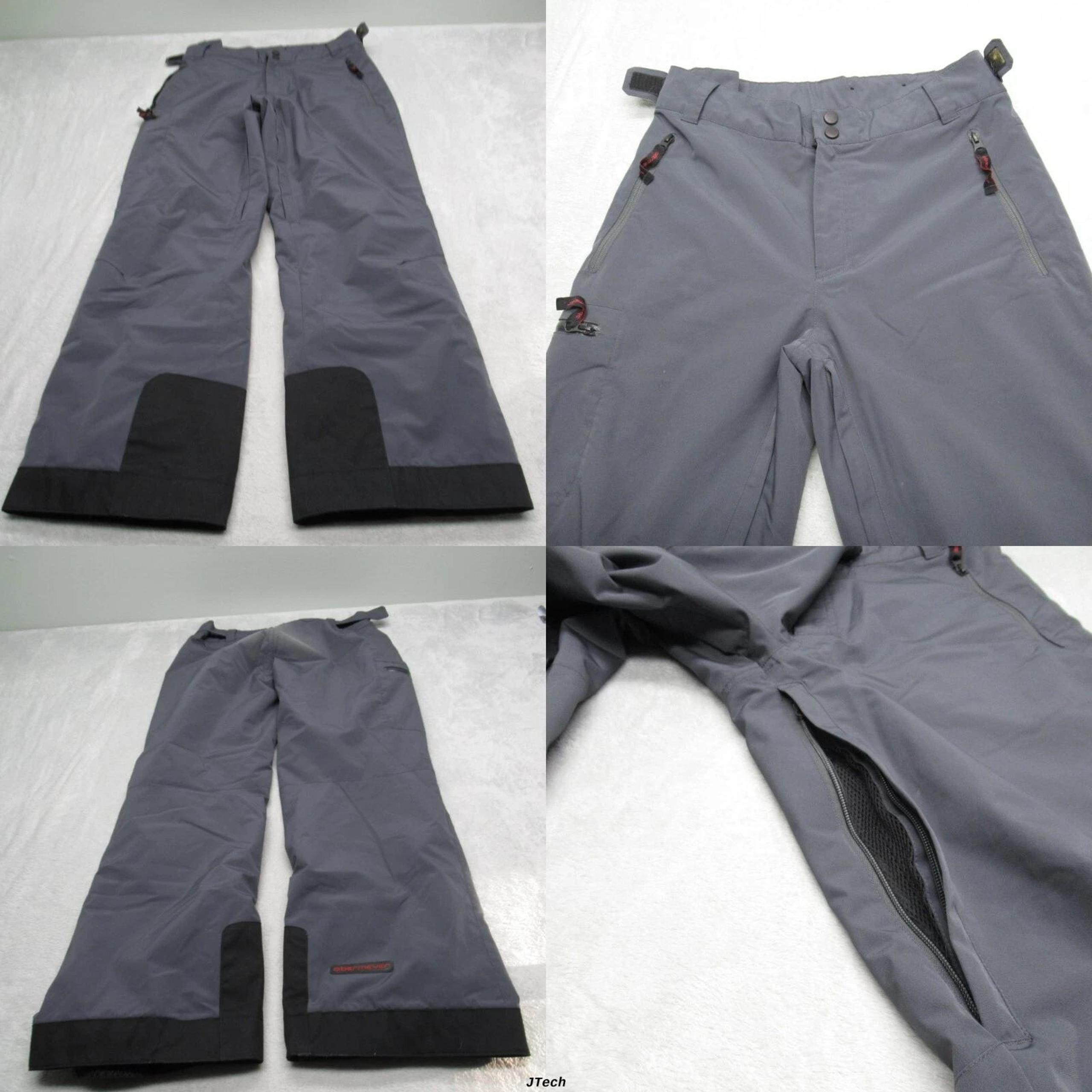 Obermeyer Snow Pants Mens XL Black Alpinist Flex Insulated Ski Waterproof 34x30
