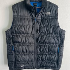 The North Face men’s full zip 550 fill vest jacket