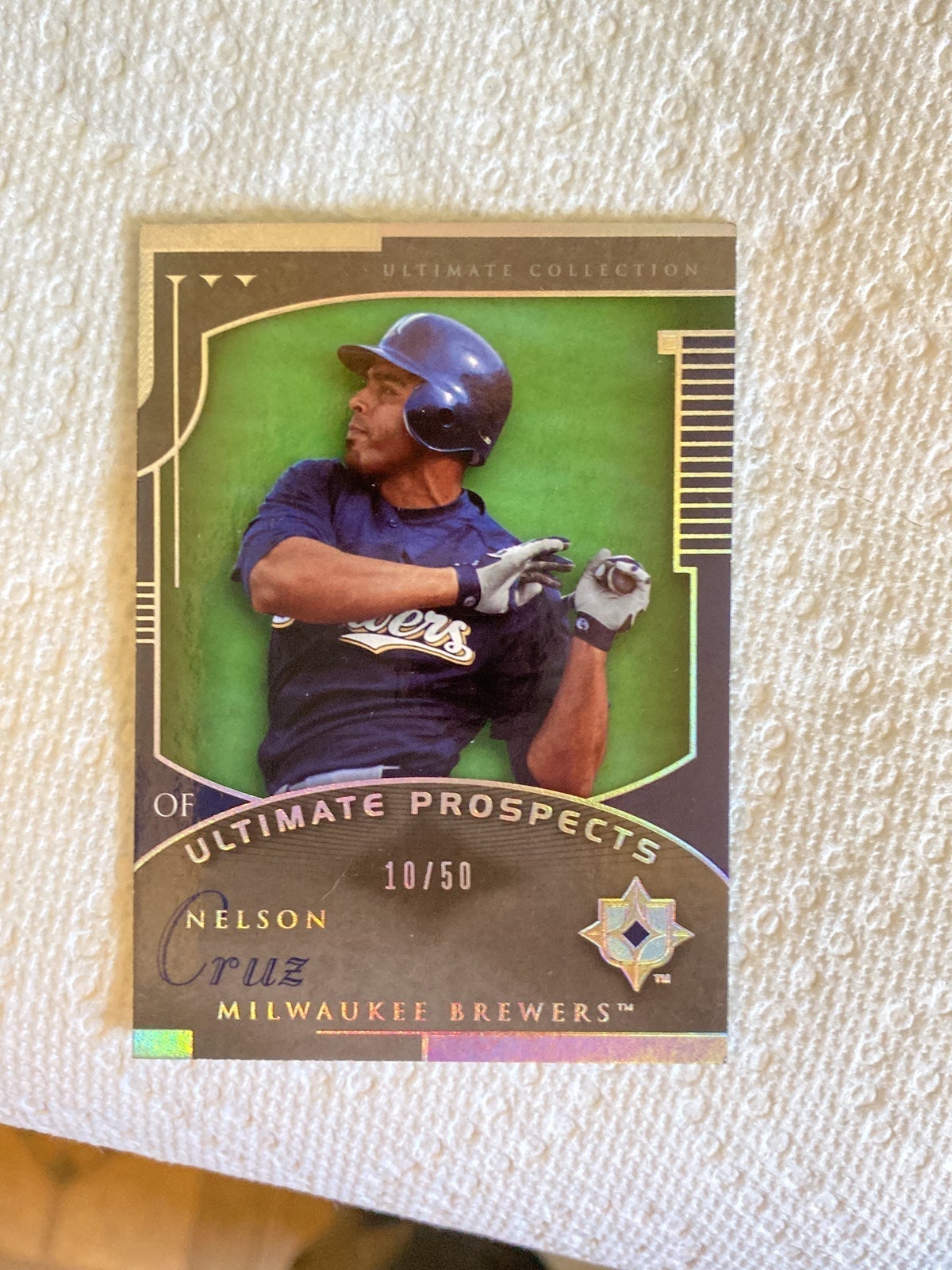 2005 Upper Deck Ultimate Collection NELSON CRUZ 10/50 Ultimate Prospects RC