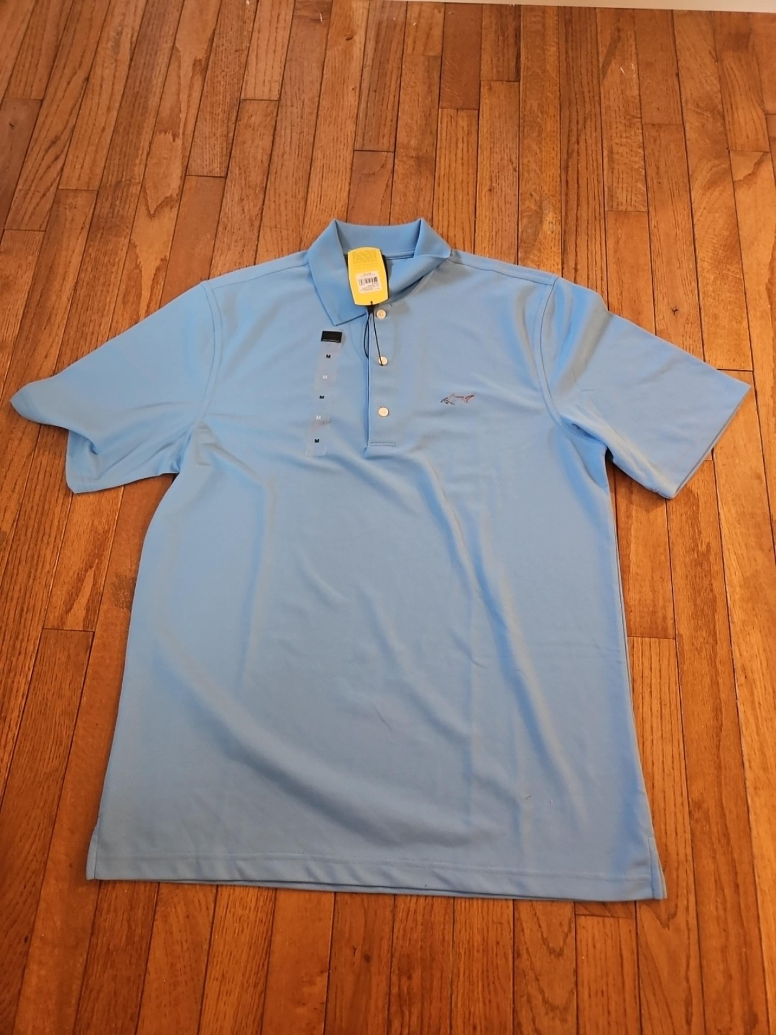 Greg Norman Men's Golf  Polo Shirt Moisture Wicking Sz Medium