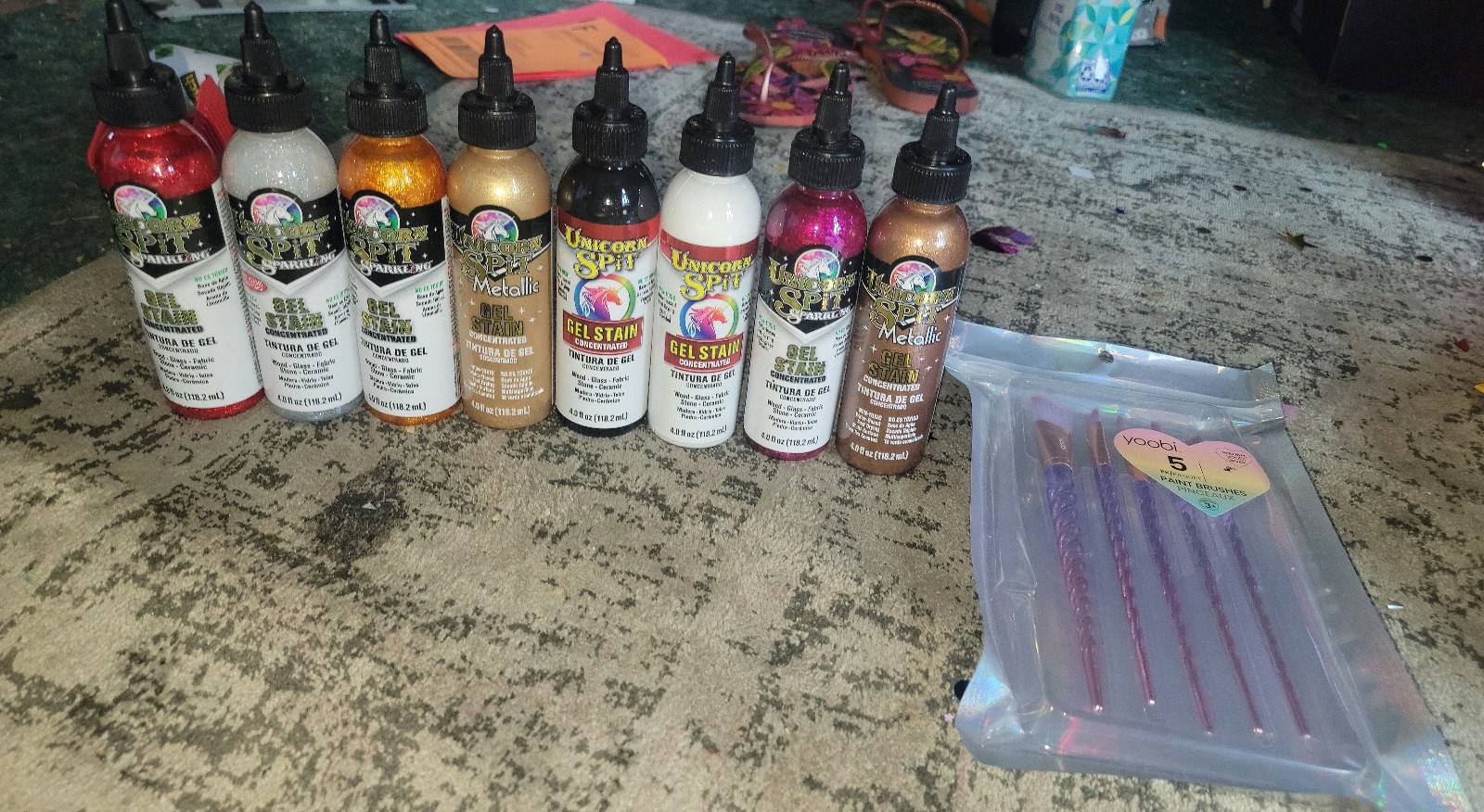 Unicorn spit plus brushes