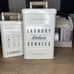 Farmhouse Laundry Detergent Holder Set