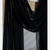 Vela scarves black modal