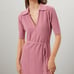 Adam Lippes Collective Knit Collar Dress Pink