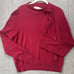 COACH Sweater XL Red Horse And Carriage Tie Neck Sweater Wool Alpaca Bow