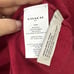 COACH Sweater XL Red Horse And Carriage Tie Neck Sweater Wool Alpaca Bow