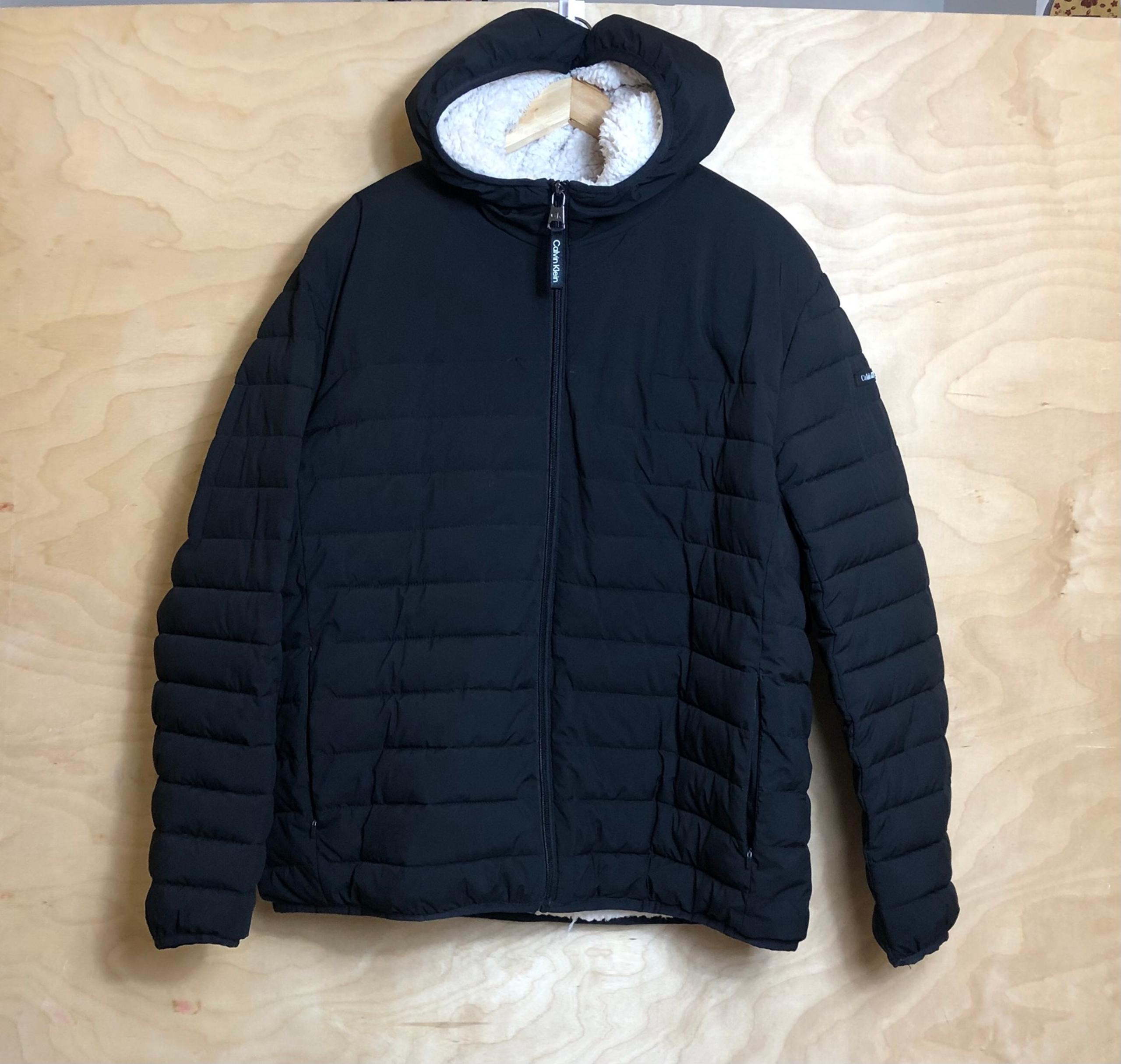 Calvin Klein Sherpa Lining Puffer Jacket Size XL.