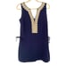 Lilly Pulitzer Size 4 Navy Gold Donna Summer Resortwear Feminine Shorts Romper