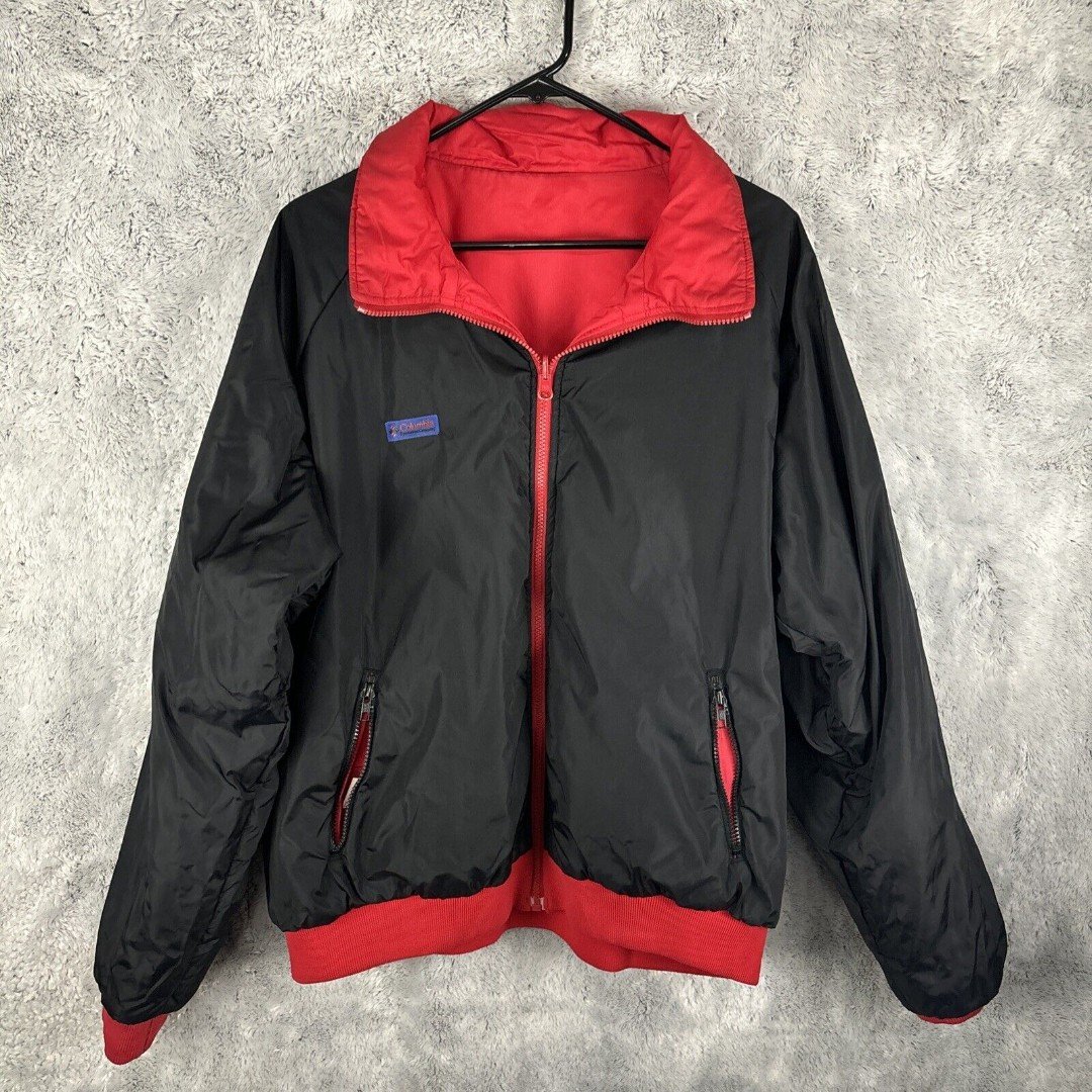 Vintage Columbia Thinsulate Lined Outdoor Jacket 90s Padded Reversible Size XL