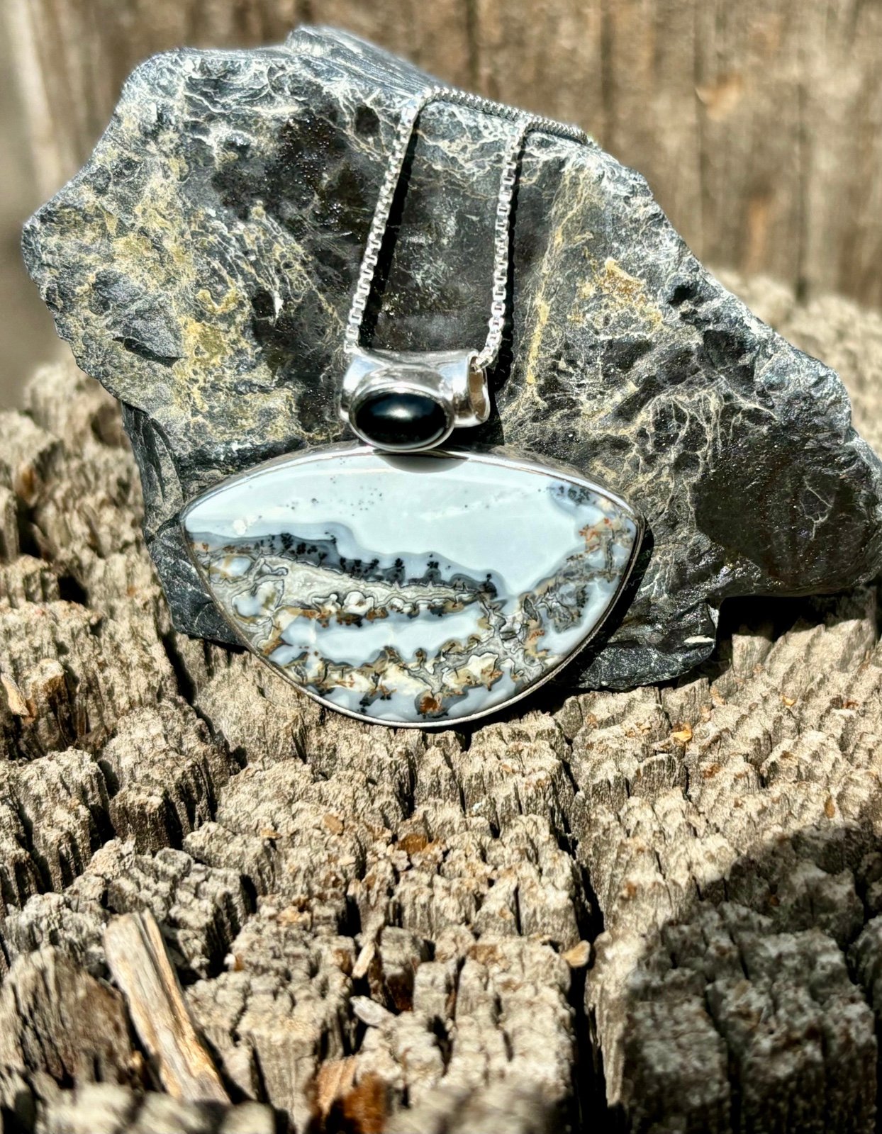 Maligano Jasper & Onyx Necklace
