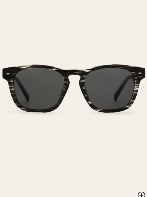 New Frye Billie Charcoal Sunglasses Black Square Frame Scratch Resistant